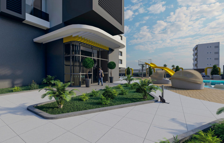 Проект в районе Махмутлар, Алания. - Ракурс 8