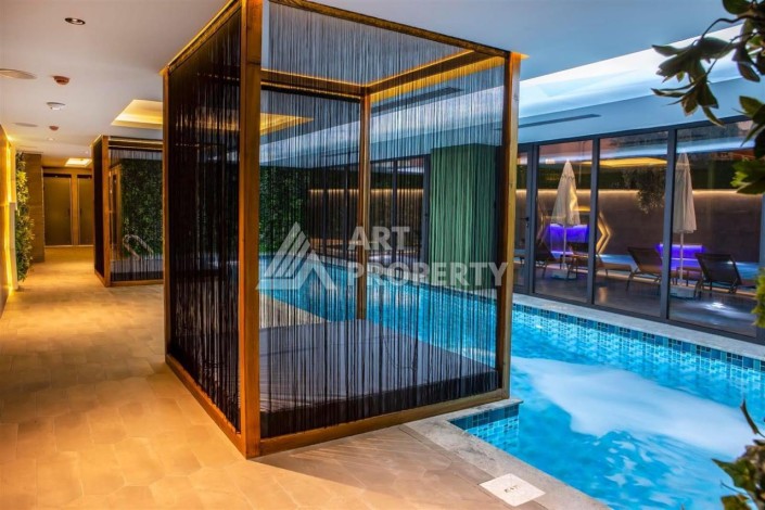 Современная квартира 1+1 в престижном комплексе в центре Алании. - Ракурс 10