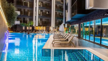 Современная квартира 1+1 в престижном комплексе в центре Алании. - Ракурс 18