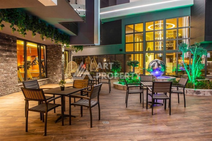 Современная квартира 1+1 в престижном комплексе в центре Алании. - Ракурс 18