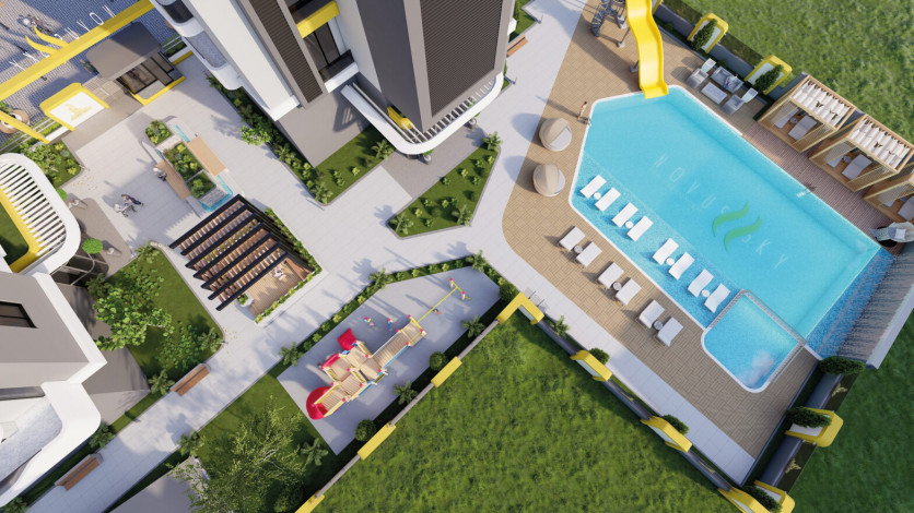 Проект в районе Махмутлар, Алания. - Ракурс 5