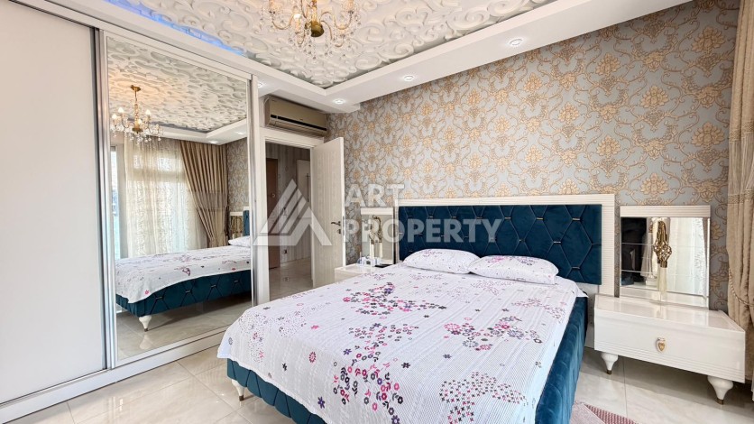 Просторная квартира 2+1 на первой линии в районе Махмутлар — идеальный вариант у самого моря. - Ракурс 8