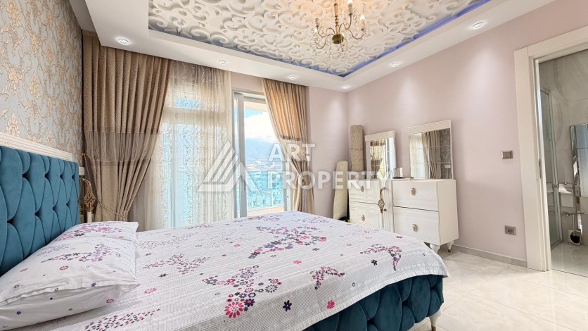 Просторная квартира 2+1 на первой линии в районе Махмутлар — идеальный вариант у самого моря. - Ракурс 9