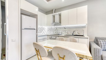 Современная квартира 1+1 в новом комплексе в районе Махмутлар — стильное решение для жизни у моря. - Ракурс 4