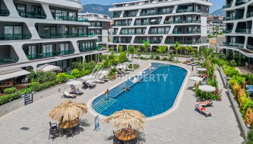 Квартира 1+1 в стильной резиденции, 60 кв.м. Оба, Алания - Ракурс 1