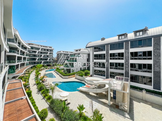 Квартира 1+1 в стильной резиденции, 60 кв.м. Оба, Алания - Ракурс 1