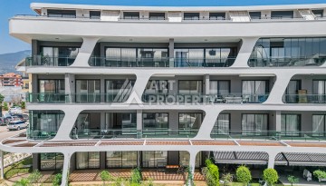 Квартира 1+1 в стильной резиденции, 60 кв.м. Оба, Алания - Ракурс 5