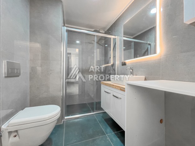 Квартира 1+1 в стильной резиденции, 60 кв.м. Оба, Алания - Ракурс 11