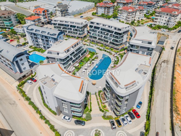 Квартира 1+1 в стильной резиденции, 60 кв.м. Оба, Алания - Ракурс 15