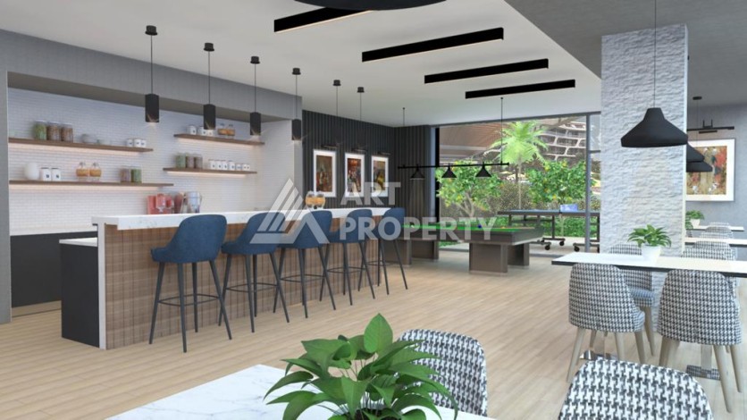 Квартира 1+1 в стильной резиденции, 60 кв.м. Оба, Алания - Ракурс 20