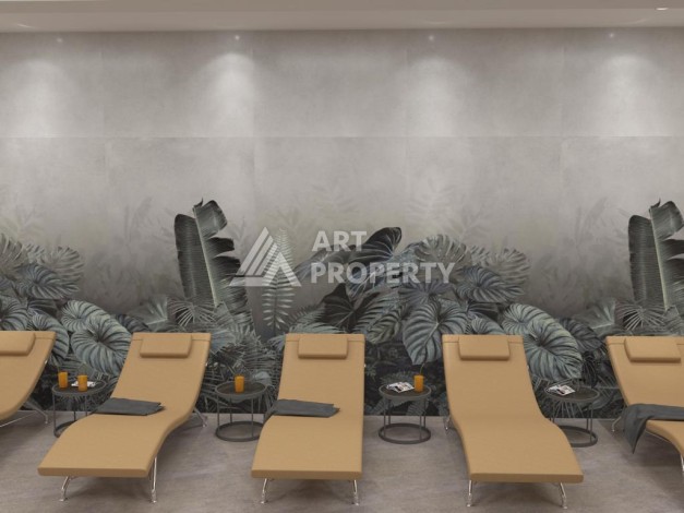 Квартира 1+1 в стильной резиденции, 60 кв.м. Оба, Алания - Ракурс 22