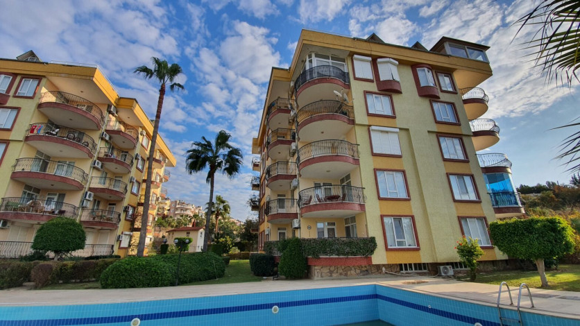 Трехкомнатная квартира  на первой береговой линии в районе Кестель, Алания. - Ракурс 3