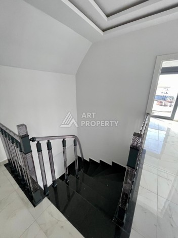 Квартира 2+1 дуплекс с видом на море в районе Махмутлар. - Ракурс 8