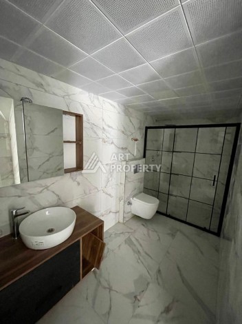 Квартира 2+1 дуплекс с видом на море в районе Махмутлар. - Ракурс 10