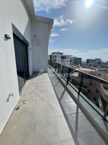 Квартира 2+1 дуплекс с видом на море в районе Махмутлар. - Ракурс 11