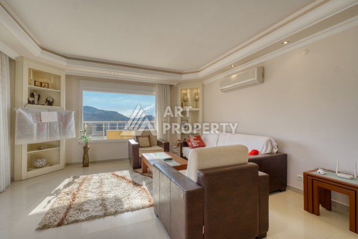 Квартира 2+1 с панорамным видом на море всего в 50 метрах от пляжа в районе Махмутлар. - Ракурс 5