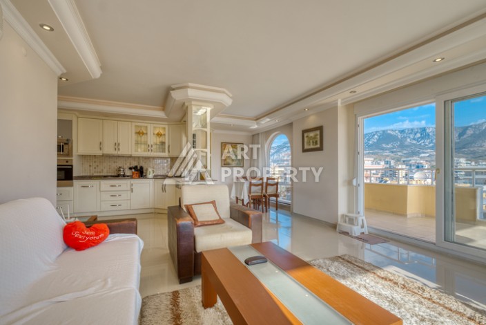 Квартира 2+1 с панорамным видом на море всего в 50 метрах от пляжа в районе Махмутлар. - Ракурс 15