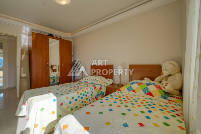 Квартира 2+1 с панорамным видом на море всего в 50 метрах от пляжа в районе Махмутлар. - Ракурс 20