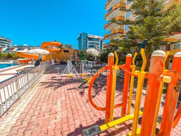 Квартира 2+1 с панорамным видом на море всего в 50 метрах от пляжа в районе Махмутлар. - Ракурс 23