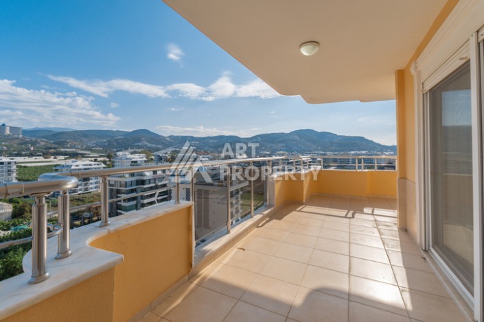 Квартира 2+1 с панорамным видом на море всего в 50 метрах от пляжа в районе Махмутлар. - Ракурс 24