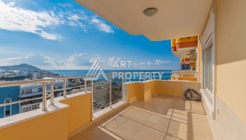 Квартира 2+1 с панорамным видом на море всего в 50 метрах от пляжа в районе Махмутлар. - Ракурс 26