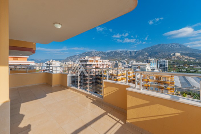 Квартира 2+1 с панорамным видом на море всего в 50 метрах от пляжа в районе Махмутлар. - Ракурс 26