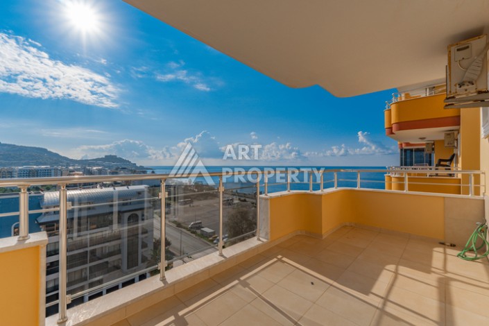 Квартира 2+1 с панорамным видом на море всего в 50 метрах от пляжа в районе Махмутлар. - Ракурс 27