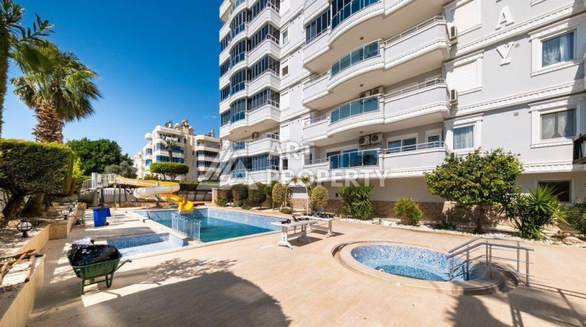 Квартира 2+1 на первой линии у моря с панорамным видом в районе Махмутлар. - Ракурс 1