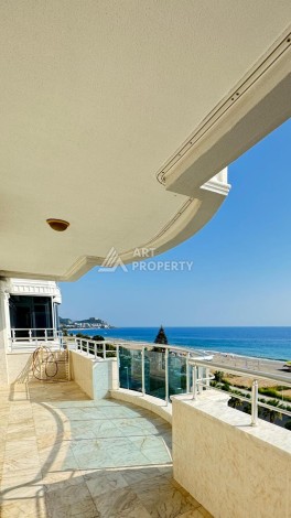 Квартира 2+1 на первой линии у моря с панорамным видом в районе Махмутлар. - Ракурс 23