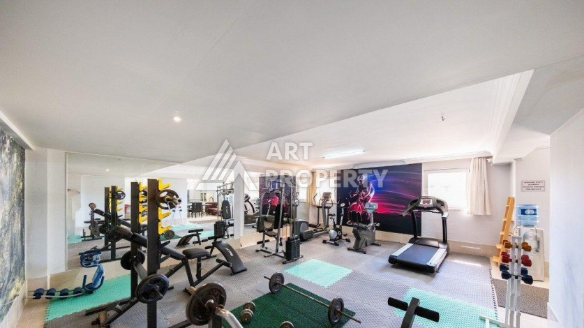 Квартира 2+1 на первой линии у моря с панорамным видом в районе Махмутлар. - Ракурс 28