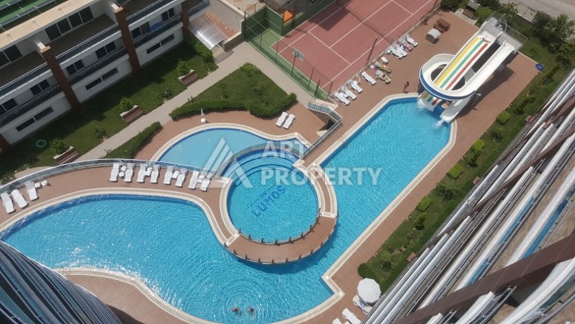 Квартира-студия в центре Махмутлара, рези денция отельного типа, море в 500 метрах - Ракурс 19