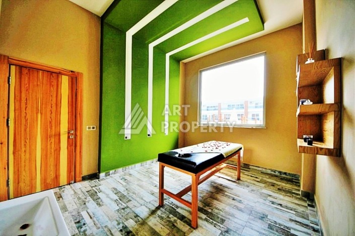 Квартира-студия в центре Махмутлара, рези денция отельного типа, море в 500 метрах - Ракурс 20