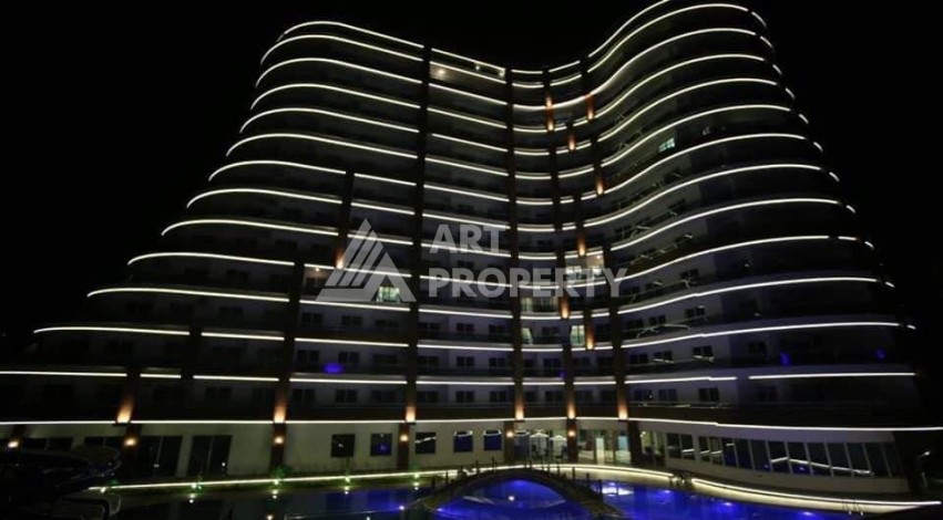 Квартира-студия в центре Махмутлара, рези денция отельного типа, море в 500 метрах - Ракурс 23