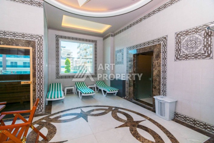 Квартира-студия в центре Махмутлара, рези денция отельного типа, море в 500 метрах - Ракурс 27