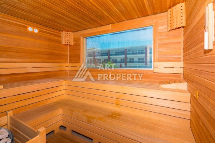 Квартира-студия в центре Махмутлара, рези денция отельного типа, море в 500 метрах - Ракурс 29