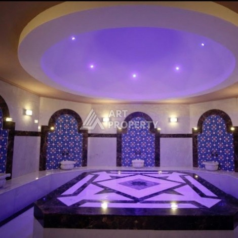 Квартира-студия в центре Махмутлара, рези денция отельного типа, море в 500 метрах - Ракурс 34