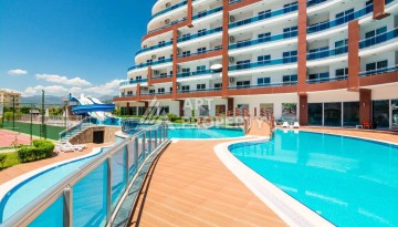 Квартира-студия в центре Махмутлара, рези денция отельного типа, море в 500 метрах - Ракурс 40