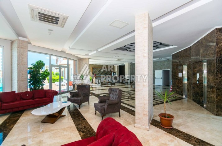 Квартира-студия в центре Махмутлара, рези денция отельного типа, море в 500 метрах - Ракурс 42