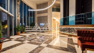 Квартира-студия в центре Махмутлара, рези денция отельного типа, море в 500 метрах - Ракурс 47