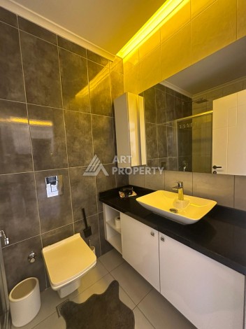 Квартира 1+1 в аренду в комплексе с богатой инфраструктурой, район Махмутлар. - Ракурс 11