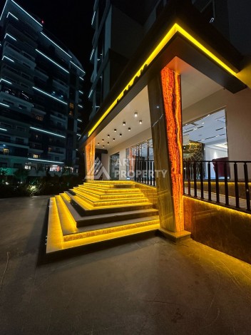 Квартира 1+1 в аренду в комплексе с богатой инфраструктурой, район Махмутлар. - Ракурс 18