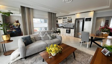 Меблированная квартира 2+1 в новом комплексе в районе Обa, Аланья - Ракурс 1