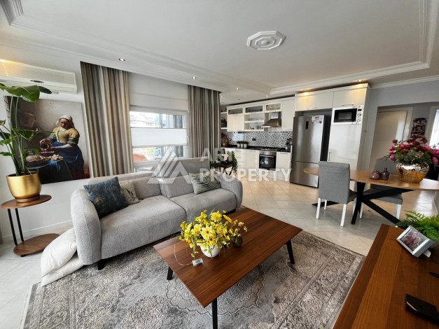 Меблированная квартира 2+1 в новом комплексе в районе Обa, Аланья - Ракурс 0