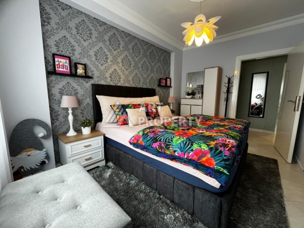 Меблированная квартира 2+1 в новом комплексе в районе Обa, Аланья - Ракурс 3