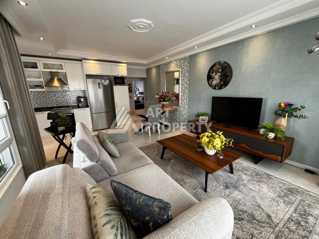 Меблированная квартира 2+1 в новом комплексе в районе Обa, Аланья - Ракурс 7