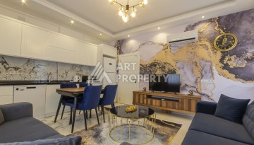 Уютная меблированная квартира 1+1 в районе Каргыджак, Аланья - Ракурс 3