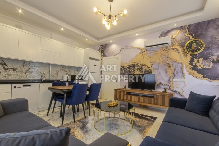 Уютная меблированная квартира 1+1 в районе Каргыджак, Аланья - Ракурс 2