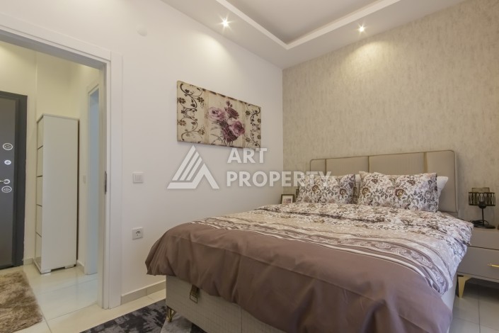 Уютная меблированная квартира 1+1 в районе Каргыджак, Аланья - Ракурс 6