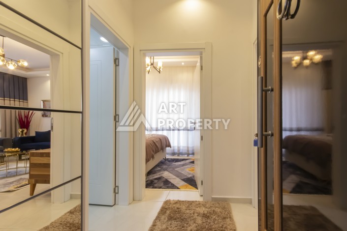 Уютная меблированная квартира 1+1 в районе Каргыджак, Аланья - Ракурс 9