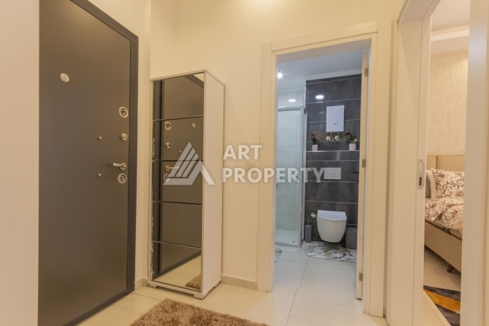 Уютная меблированная квартира 1+1 в районе Каргыджак, Аланья - Ракурс 10